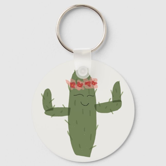 Llavero Cactus princess (Anverso)