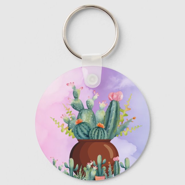 Llavero Cactus Sunrise Keychain (Anverso)
