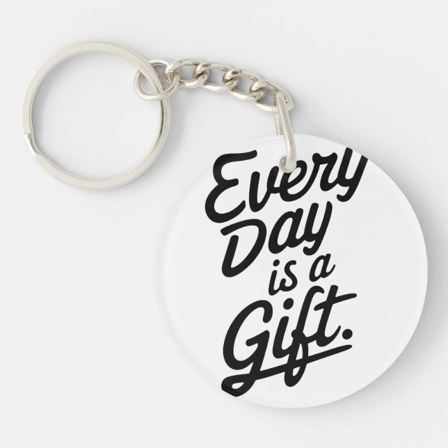 Llavero Cada Día Es Un Regalo (Frente)