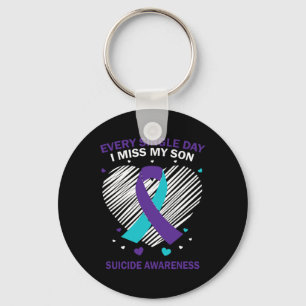 Llavero Cada Día Extraño A Mi Hijo Conciencia Suicida P