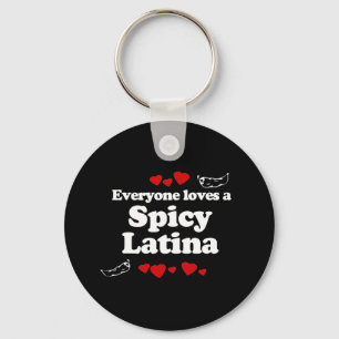 Llavero Cada uno ama una camiseta picante de Latina
