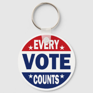 Llavero Cada voto cuenta