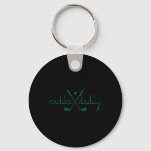 Llavero Caddie Daddy Cute Golfing Funny primer nacimiento