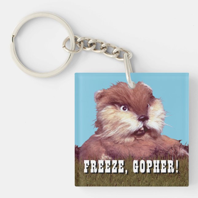Llavero Caddyshack | ¡Congelación, Gopher! (Frente)