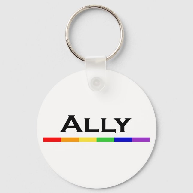 Llavero Cadena Ally Pride Key (Anverso)