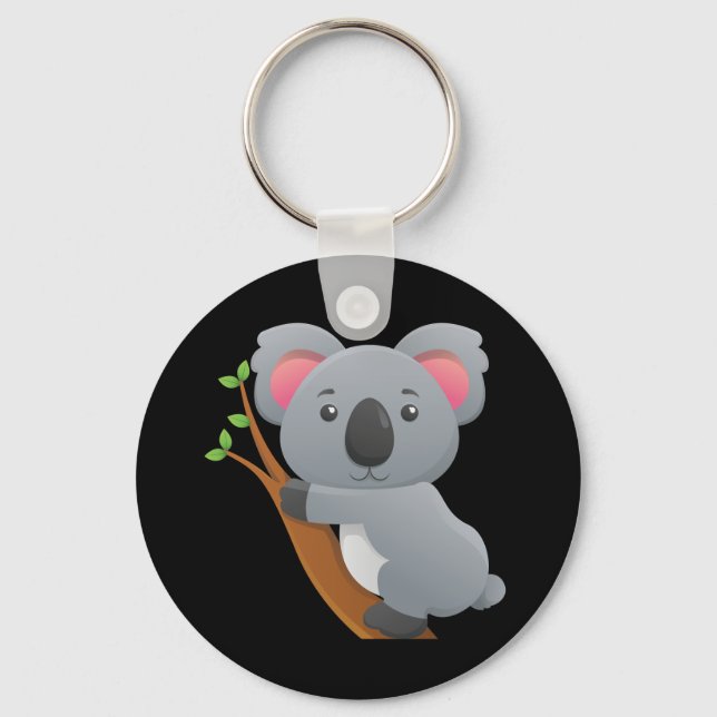 Llavero Cadena animada del oso de Koala (Anverso)