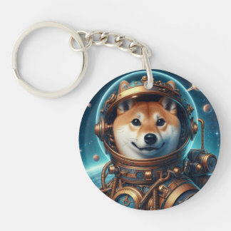 Llavero Cadena Astronauta Shiba Inu