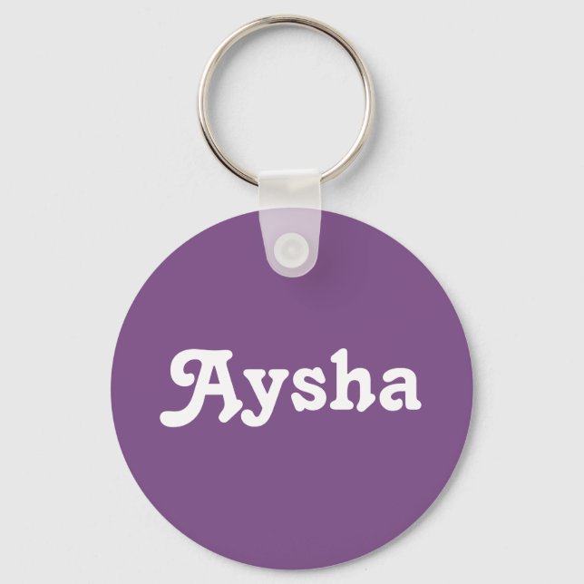 Llavero Cadena clave Aysha (Anverso)