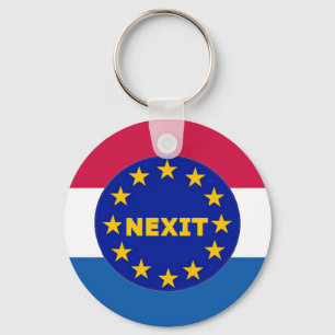 Llavero Cadena Clave Bandera Neerlandesa EU Nexit