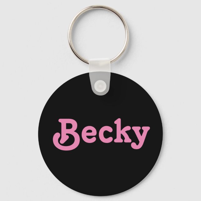 Llavero Cadena clave Becky (Anverso)