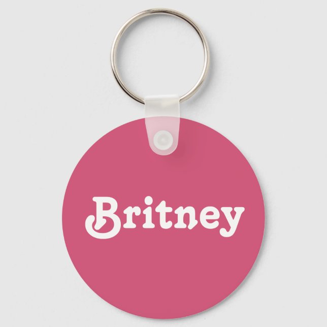 Llavero Cadena clave Britney (Anverso)