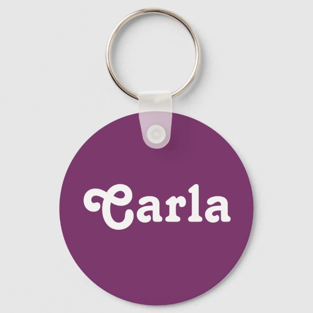 Llavero Cadena clave Carla (Anverso)
