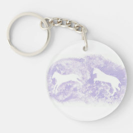 Llavero Cadena clave con diseño de caballo