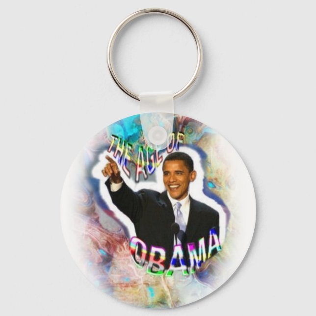 Llavero Cadena clave de acuario de Obama (Anverso)