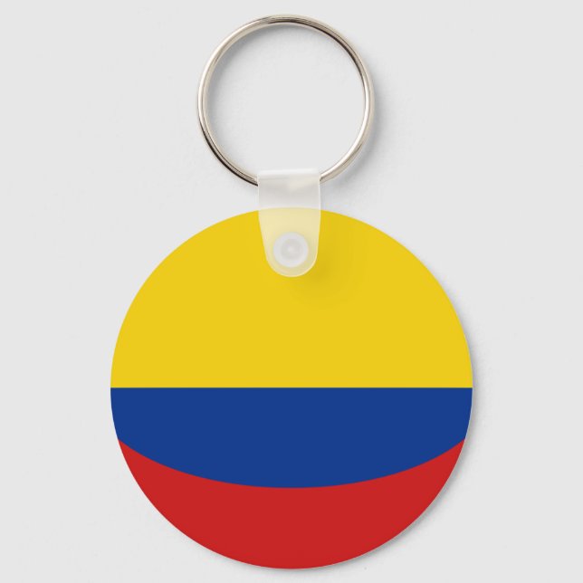 Llavero Cadena clave de bandera de la pesca de Colombia (Anverso)