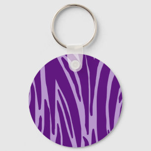 Llavero Cadena clave de impresión en morado