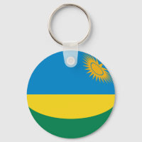 Cadena clave de la bandera de la pesca de Ruanda
