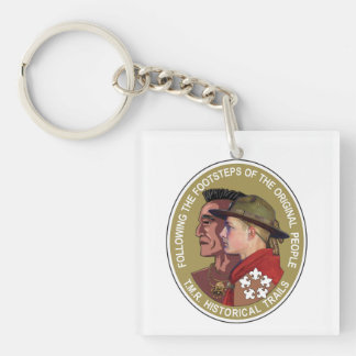 Llavero Cadena clave de senderos históricos de diez millas