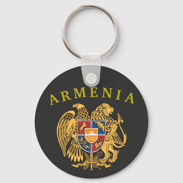 Llavero Cadena clave del Escudo de Armas de Armenia (Anverso)