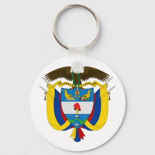 Llavero Cadena clave del escudo de armas de Colombia