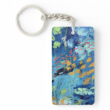 Cadena clave en diseño de pez negro