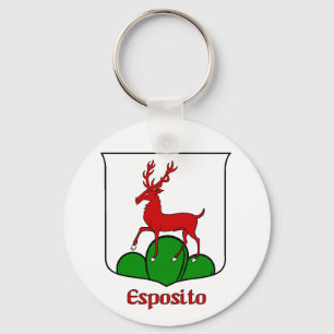 Llavero Cadena clave Esposito Escudo Familiar