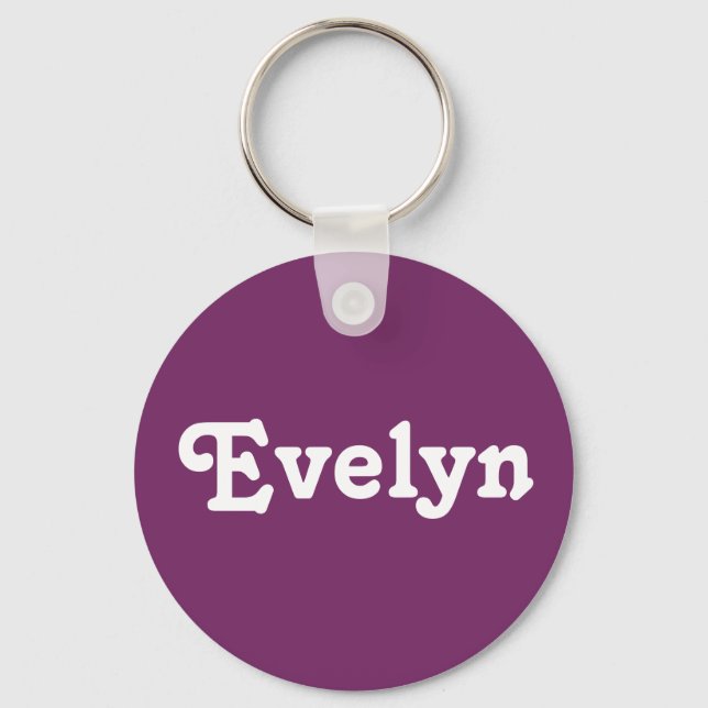 Llavero Cadena clave Evelyn (Anverso)