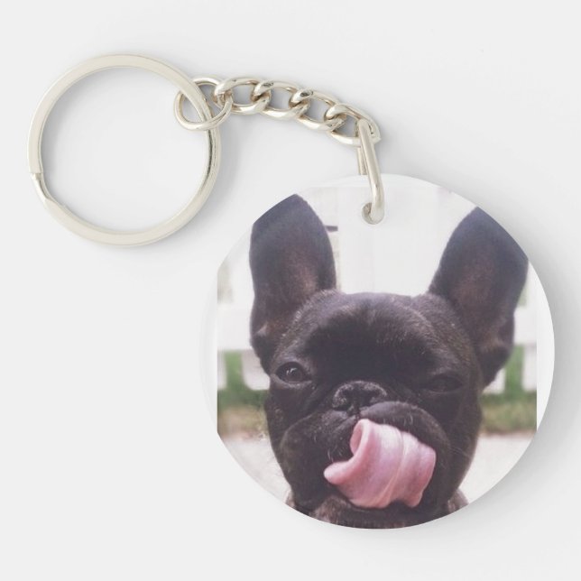 Llavero Cadena clave francesa de Bulldog (Frente)