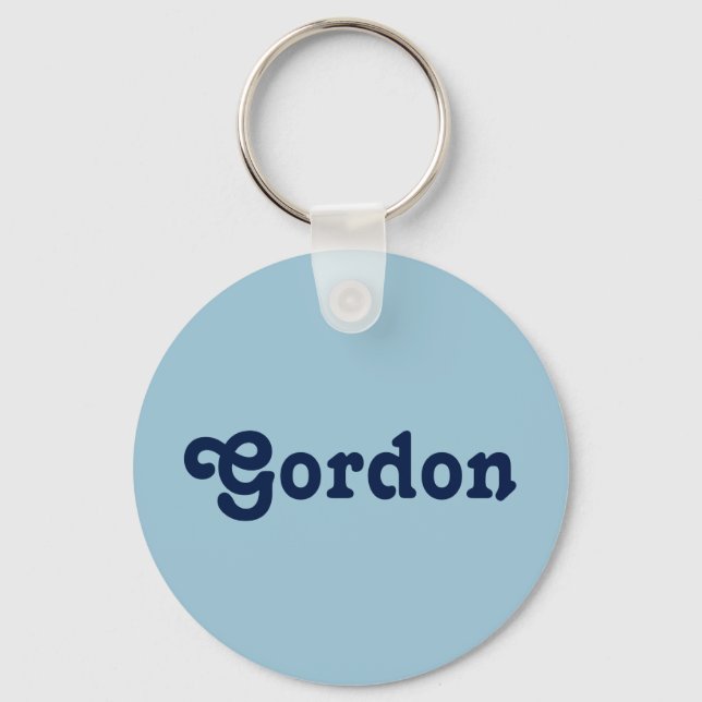 Llavero Cadena clave Gordon (Anverso)