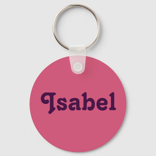Llavero Cadena clave Isabel (Anverso)