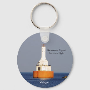 Llavero Cadena clave Keweenaw Waterway Entrance Lights