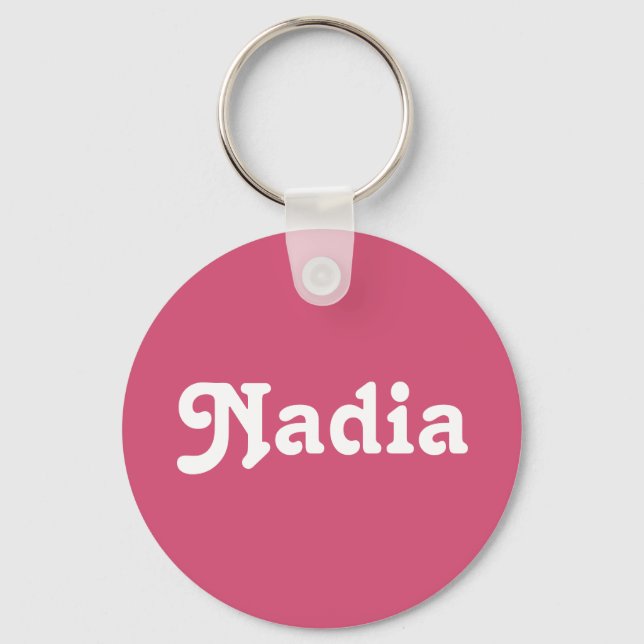 Llavero Cadena clave Nadia (Anverso)