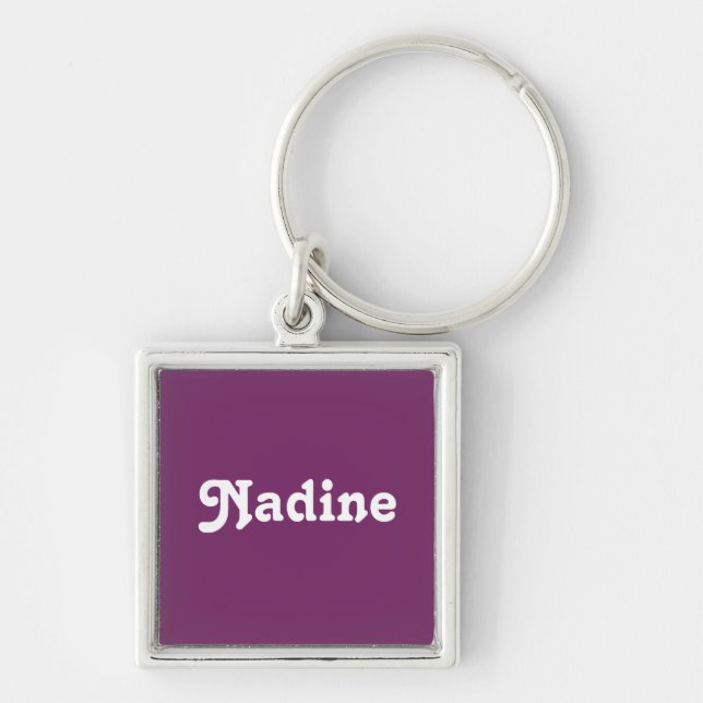 Llavero Cadena clave Nadine (Frente)