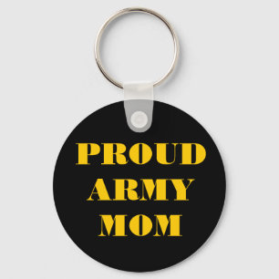 Llavero Cadena clave orgullosa de mamá del ejército