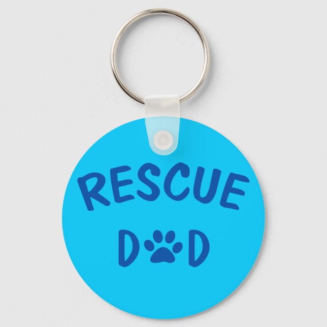 Llavero Cadena clave Rescue Dad (Anverso)