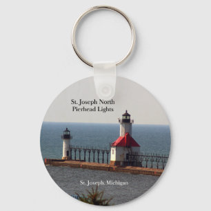 Llavero Cadena clave St. Joseph North Pierhead Lights