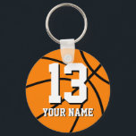 Llavero Cadena de baloncesto número 13 | Personalizable<br><div class="desc">Cadena de baloncesto número 13 | Personalizable con nombre. Idea de regalo deportivo de Guay para jugadores de baloncesto.</div>