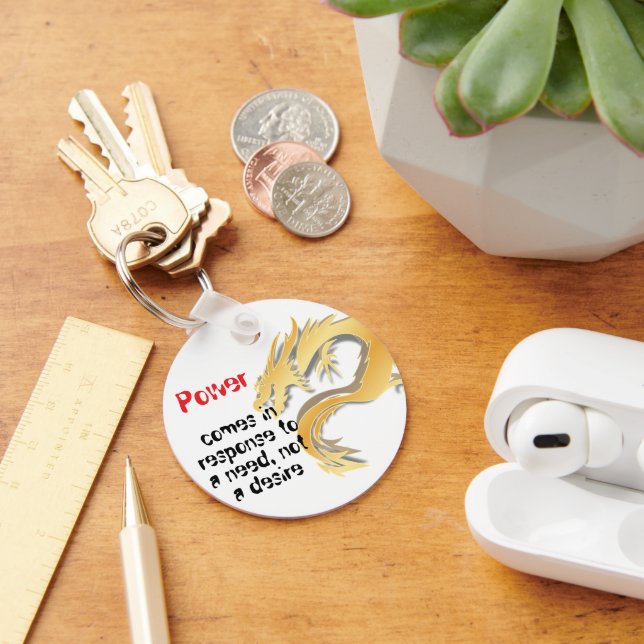 Llavero Cadena de bolas Dragon - Cita icónica de Goku (Escritorio )