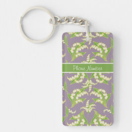 Llavero Cadena de bonitos: Lilies of the Valley, Mauve