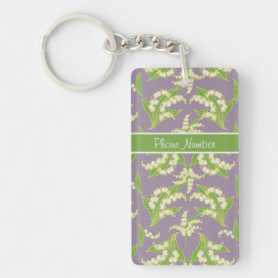 Llavero Cadena de bonitos: Lilies of the Valley, Mauve