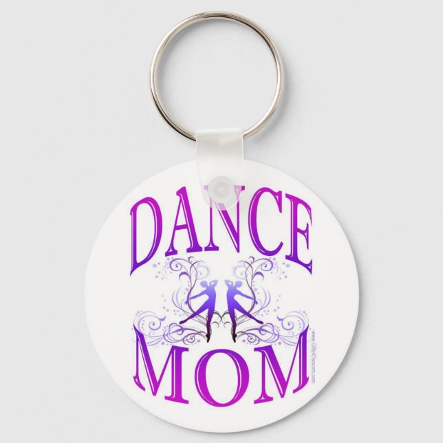 Llavero Cadena de clave Dance Mom (personalizable) (Anverso)