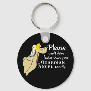Llavero Cadena de clave de ángel de protección