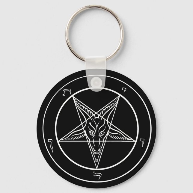 Llavero Cadena de clave de Baphomet (Anverso)