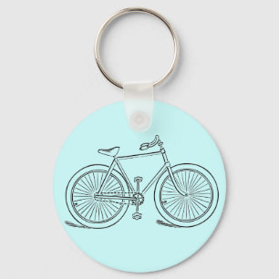 Llavero Cadena de clave de bicicleta de cosecha
