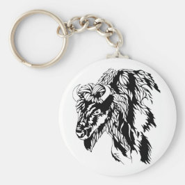 Llavero Cadena de clave de búfalo