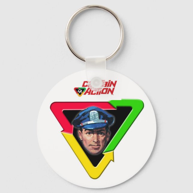 Llavero Cadena de clave de emblema de CA clásica (Anverso)