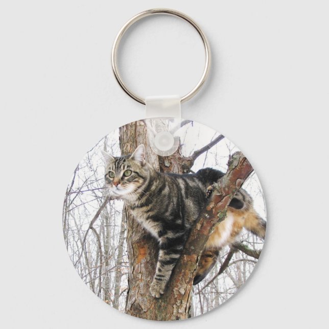 Llavero Cadena de clave de gato de tabla (Anverso)