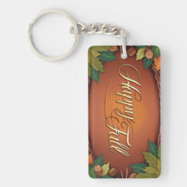 Llavero Cadena de clave de otoño feliz