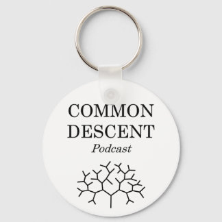 Llavero Cadena de clave de podcast de descenso común