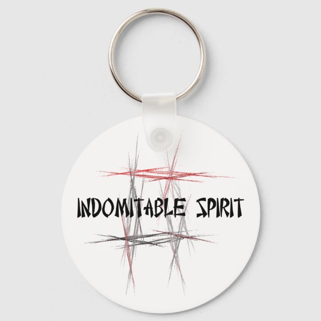 Llavero Cadena de clave espiritual indomable (Anverso)